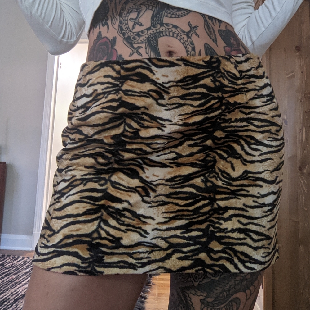 Vintage fuzzy skirt